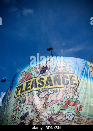 Das Plesance-Theater / Veranstaltungsort auf dem Edinburgh Fringe Festival, Schottland, Vereinigtes Königreich Stockfoto