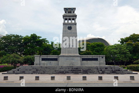 Der Kenotaph, Kriegerdenkmal, das Esplanade Park, Singapur, Südostasien Stockfoto