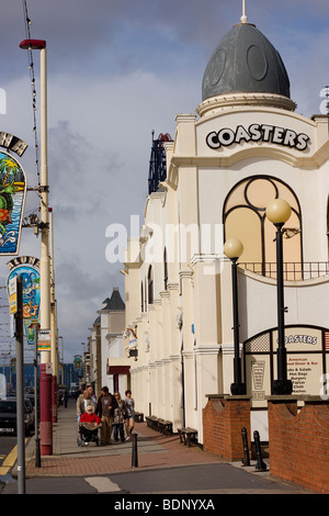 Südlichen Promenade Blackpool Lancashire Stockfoto