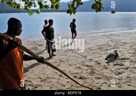 Komodo-Waran (Varanus Komodoensis), Insel Rinca, Komodo National Park, Indonesien, Südostasien Stockfoto