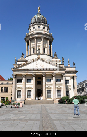 Franzoesischer Dom, französischer Dom, Gendarmenmarkt quadratisch, Bundeshauptstadt Berlin, Deutschland, Europa Stockfoto