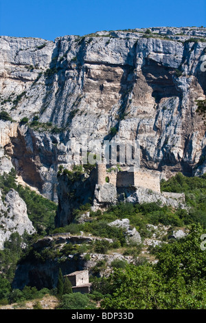 Fontaine-de-Vaucluse, Departement Vaucluse, Provence, Frankreich, Europa Stockfoto