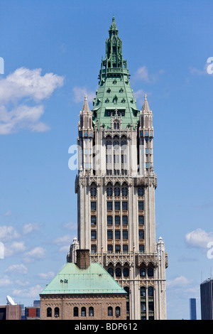 Woolworth Building in der Innenstadt von Manhattan Stockfoto