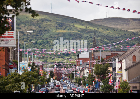 Der Shankill Road, Belfast, Nordirland Stockfoto