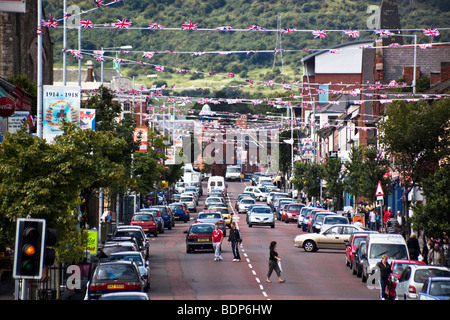 Der Shankill Road, Belfast, Nordirland Stockfoto