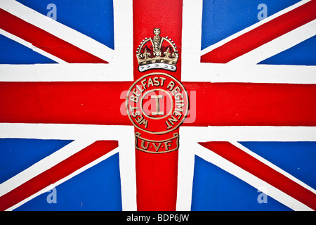 Wandmalereien auf der Shankill Road, Belfast, Nordirland Stockfoto