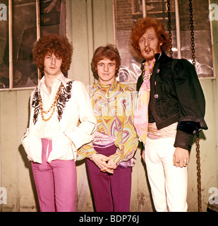 Creme - UK-Rock-Gruppe im Jahre 1967 - vom linken Eric Clapton, Jack Bruce und Ginger Baker Stockfoto