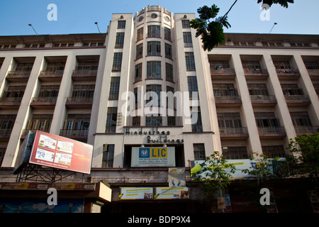 Life Insurance Corporation of India im Hindusthan Gebäude in Kalkutta Indien Stockfoto