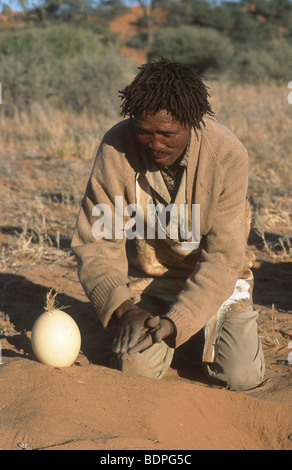 Buschmann Stockfoto