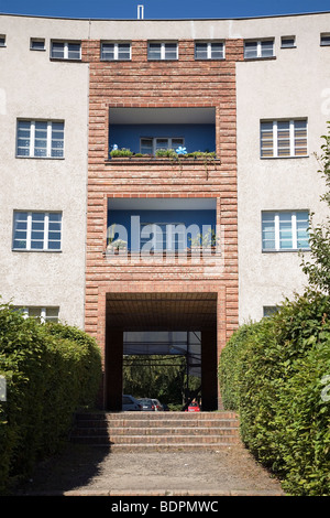 Grosssiedlung Britz - Hufeisensiedlung, Berlin, Deutschland Stockfoto