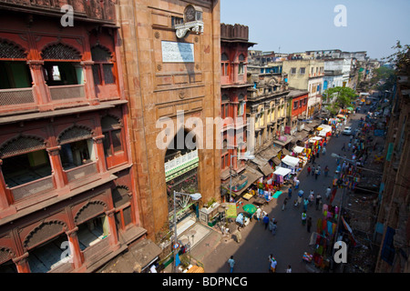 Nakhoda Moschee und muslimischen Viertel in Kalkutta Indien Stockfoto