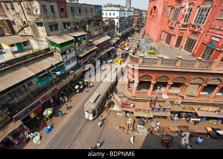 Nakhoda Moschee und muslimischen Viertel in Kalkutta Indien Stockfoto