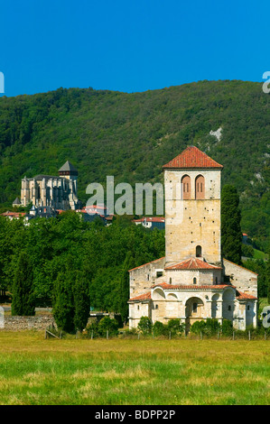 BASILIKA VON VALCABRERE UND SAINT BERTRAND DE COMMINGES, HAUTE GARONNE, COMMINGES, FRANKREICH Stockfoto