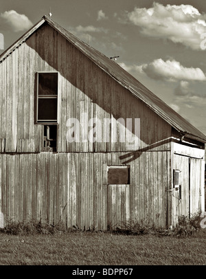 Eine alte Holz-Scheune in Ohio Stockfoto