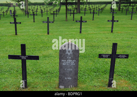 Deutsche Kriegsgräber im Reichswehrministerium an der Somme Stockfoto
