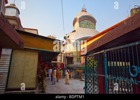 Kalighat Kali-Hindu-Tempel in Kalkutta Indien Stockfoto