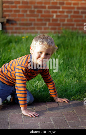 Kleiner Junge. Stockfoto