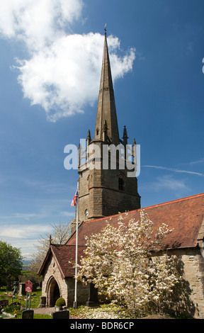 UK, Gloucestershire, Forest of Dean, Ruardean, Kirche von St. Johannes der Täufer Stockfoto
