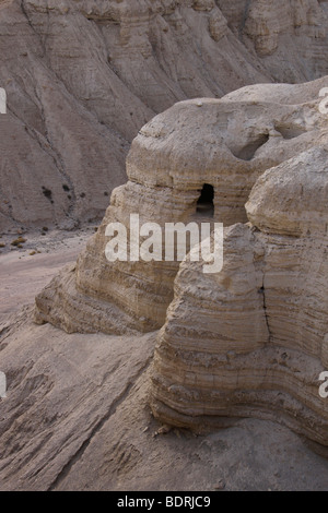 Tal des Toten Meeres, 4 bei Qumran Höhle Stockfoto