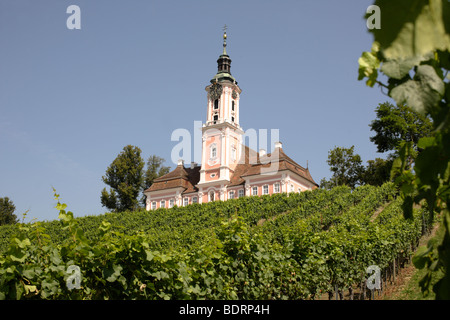 Wallfahrt der Kirche Birnau, Bodensee, Baden-Württemberg, Deutschland, Europa Stockfoto