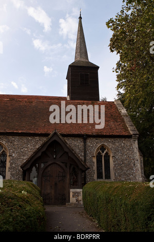 St. Michael und alle Engel Kirche, Roxwell, Essex, UK Stockfoto