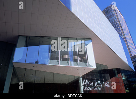 New York City Alice Tully Hall Lincoln Center for the Performing Arts, USA Stockfoto