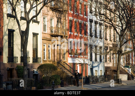 Vereinigte Staaten von Amerika (New York). 2009. East 10th Street. East Village, Manhattan. Stockfoto