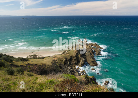 Östlichster Punkt des australischen Festlandes, in Byron Bay Stockfoto