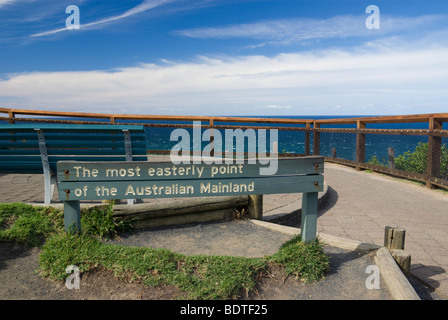 Östlichster Punkt des australischen Festlandes, Cape Byron Stockfoto