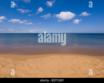 Die Ostsee von Simrishamn, Schweden gesehen. Stockfoto