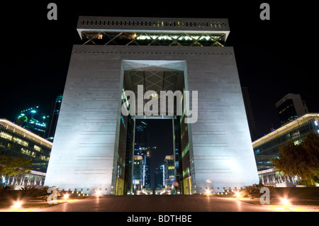 Das Tor, DIFC, Dubai Stockfoto