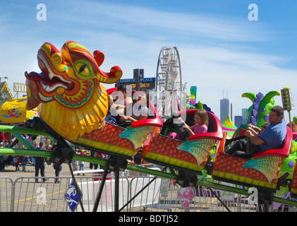 Kirmes-Fahrt Stockfoto
