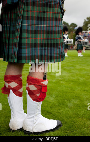 Royal Highland Braemar Gathering und Spiele an die Princess Royal und Duke of Fife Memorial Park, Braemar, Aberdeenshire, uk Stockfoto