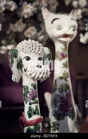 Zwei Porzellanfiguren Stockfoto