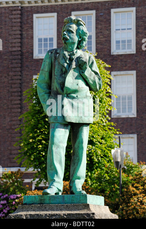 Denkmal für Edvard Grieg, Komponist, Bergen, Norwegen, Europa Stockfoto
