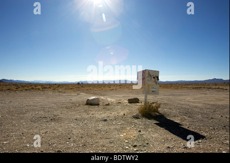 Vereinigte Staaten-RACHEL-Extraterrestrial Highway. FOTO: GERRIT DE HEUS Stockfoto