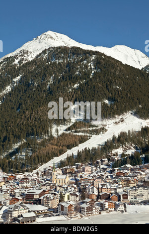 Europa, Österreich, Tirol, Ischgl im winter Stockfoto