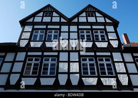 Alten niedersächsischen Fachwerkhaus, Bad Essen, Niedersachsen, Deutschland, Europa Stockfoto