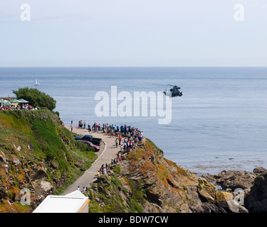 Eidechse Rettungsboot Tag Lizard Point Cornwall England Stockfoto