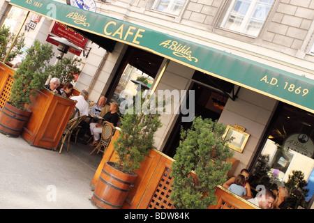 Warschau ein blikle Cafe und Kuchen Haus auf Ul Ulica Nowy Swiat Warschau Polen Stockfoto