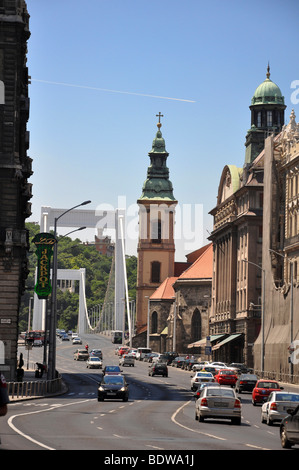 Osteuropa, Ungarn, Budapest, Erzsebet Brücke Stockfoto