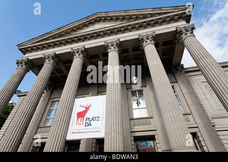 Meininger Theater, letzte neoklassizistische Theater in Rhön, Meiningen, Thüringen, Deutschland, Europa Stockfoto