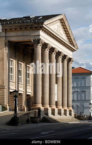 Meininger Theater, letzte neoklassizistische Theater in Rhön, Meiningen, Thüringen, Deutschland, Europa Stockfoto