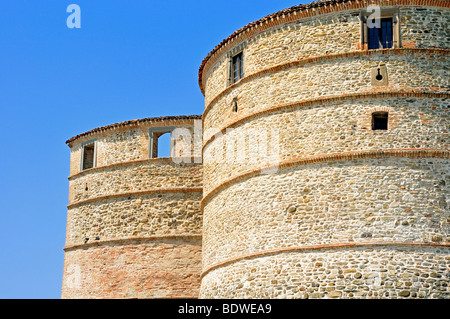 Sassocorvaro Burg Stockfoto