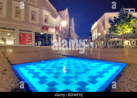 Sachsentor Einkaufsstraße in Bergedorf, Hamburg, Deutschland, Europa Stockfoto