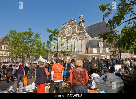 Flohmarkt in Amsterdam, Niederlande Stockfoto