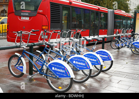 City-Bikes, Stockholm, Schweden, Skandinavien, Europa Stockfoto