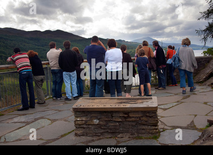 Blick über Loch Tummel Schiehallion, Pitlochry, Scotland, UK Stockfoto