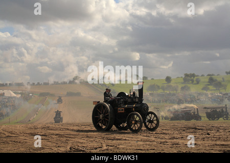 Ein Vintage Dampfmaschine in den Parade-Ring an der 2009 Great Dorset Steam Fair. Stockfoto