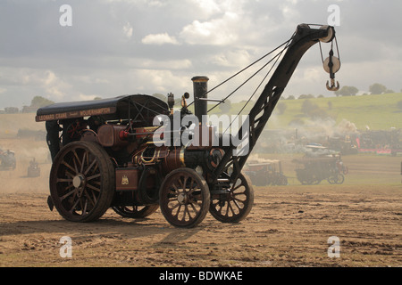 Vintage Dampfmaschine auf der 2009 Great Dorset Steam Fair 2009. Stockfoto